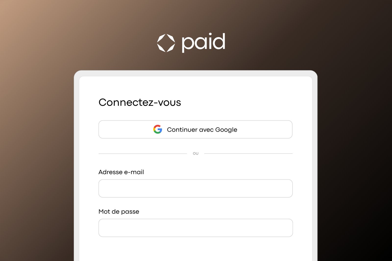 Créez votre compte